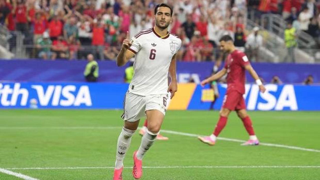 İspanya ve Portekiz milli takımlarının 2026 Dünya Kupası son 16 turundaki maçından bir görüntü.