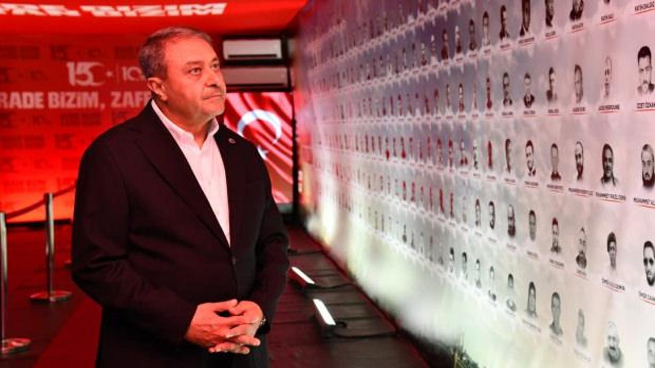 Şanlıurfa Valisi Hasan Şıldak 15 Temmuz anma programı hakkında açıklama yapıyor.