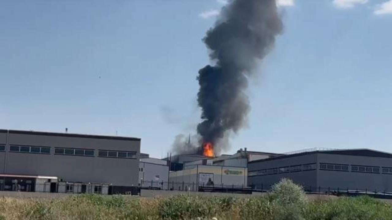 Ankara'daki fabrika yangını kontrol altında