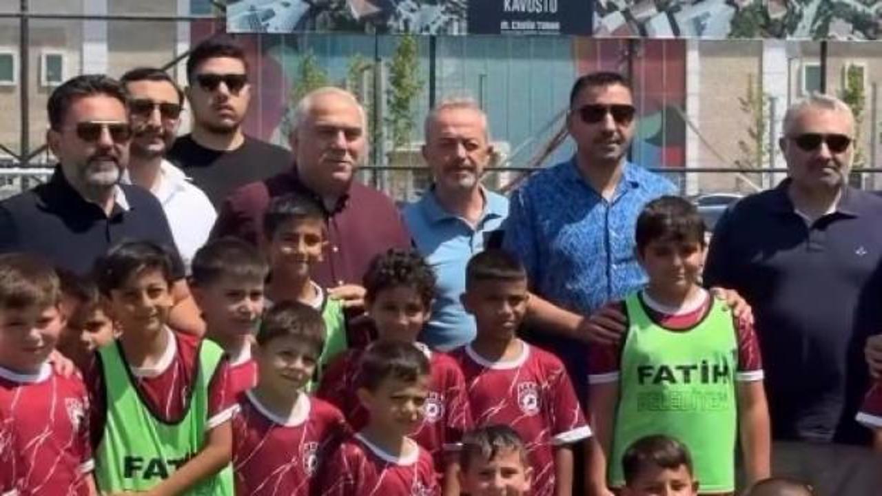Fatih Belediye Başkanı Mehmet Ergün Turan'ın basın toplantısı ve spor tesisleri görüntüleri.