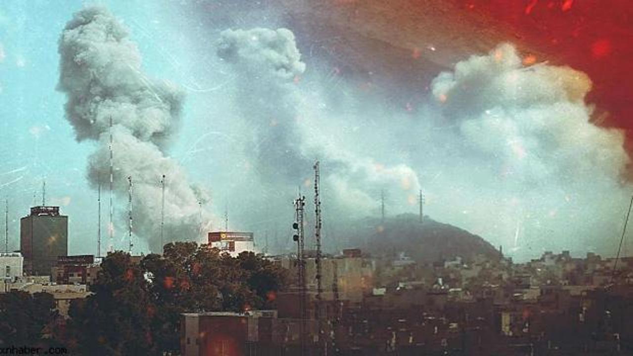 İran ordusundan ABD üslerine yönelik füze ve İHA saldırısını gösteren temsili bir görsel.