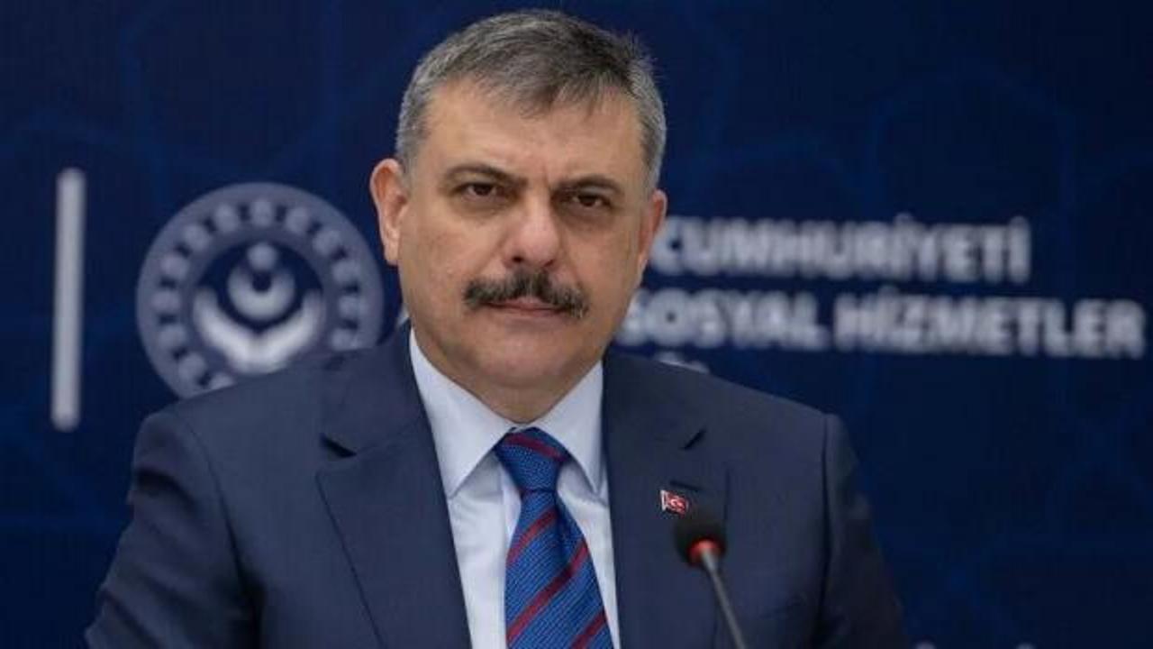 İçişleri Bakanı Mustafa Çiftçi konuşma yaparken