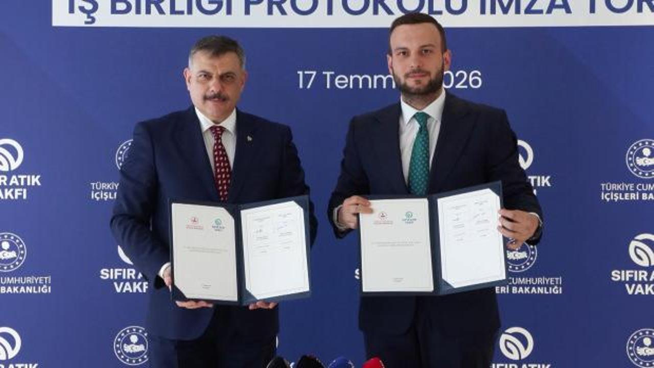 İ&ccedil;işleri Bakanlığı ile Sıfır Atık Vakfı arasında protokol imzalandı