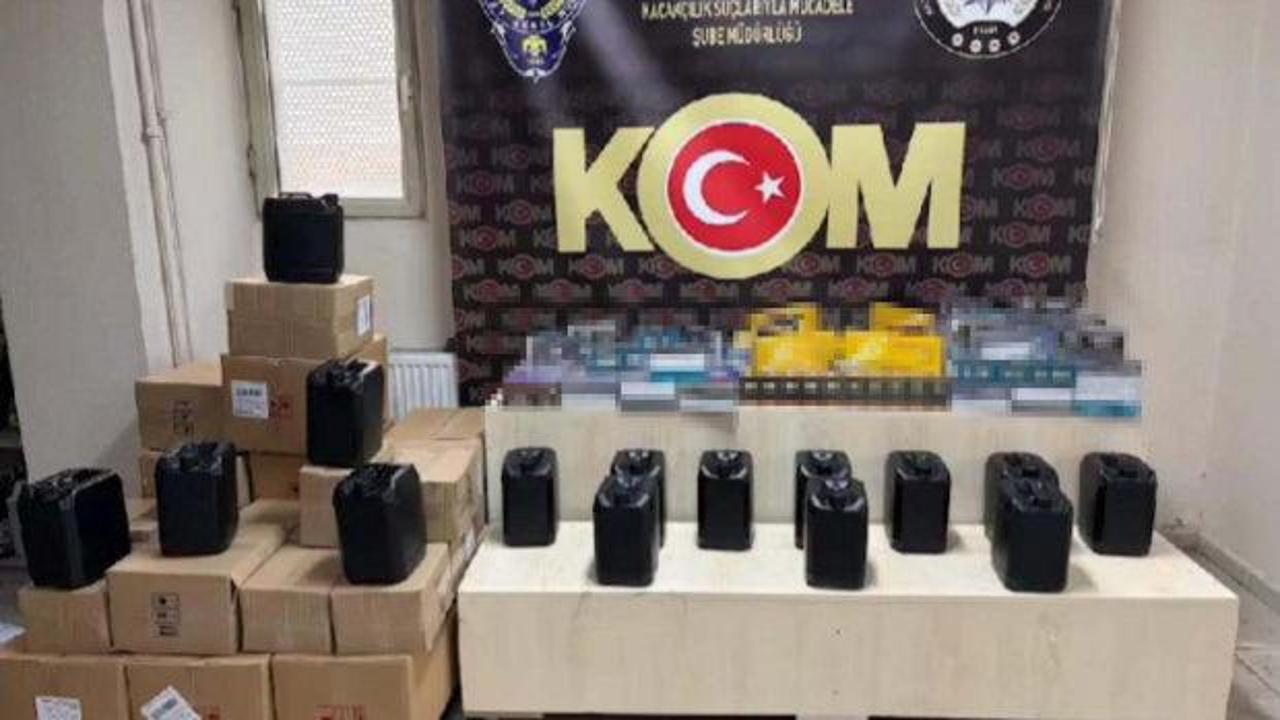 İzmir'de 8 bin şişe ka&ccedil;ak i&ccedil;ki ele ge&ccedil;irildi