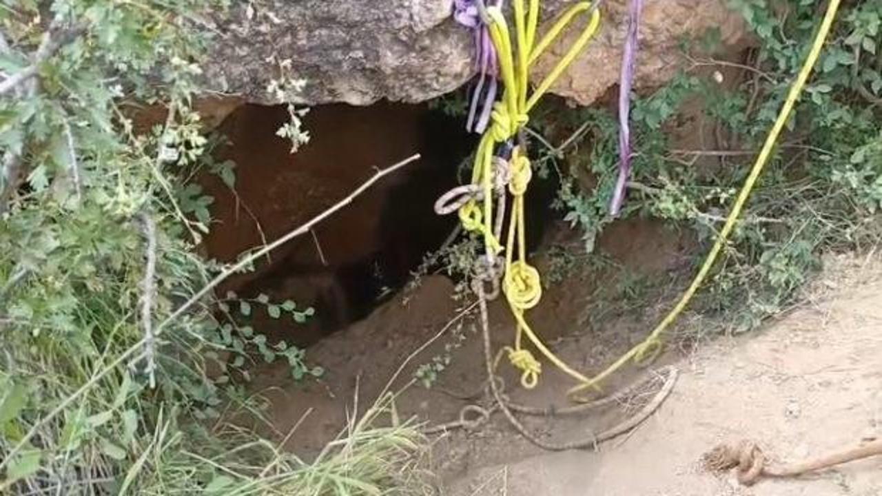 Define i&ccedil;in girdi, metan gazı sonu oldu! Hala cesedi &ccedil;ıkarılamadı...