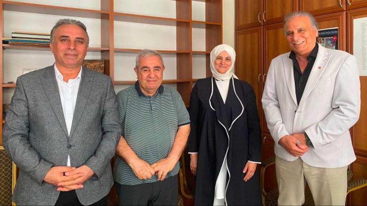 Mahmut Bıyıklı&rsquo;dan Kerk&uuml;k Vakfı&rsquo;na ziyaret
