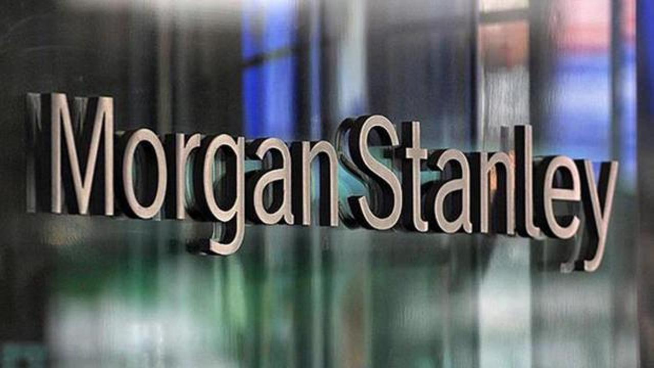 Morgan Stanley logosu ve finansal grafikler