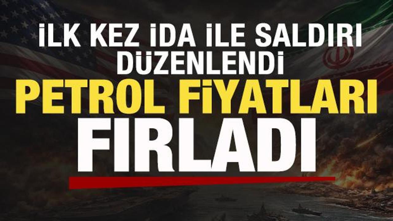 ABD'nin İran'a yönelik saldırısı sonrası petrol fiyatlarındaki yükselişi gösteren grafik.