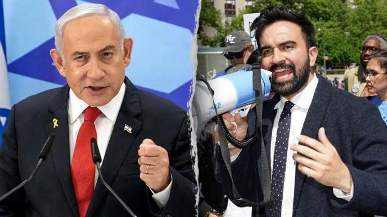 İsrail Başbakanı Binyamin Netanyahu konuşma yaparken