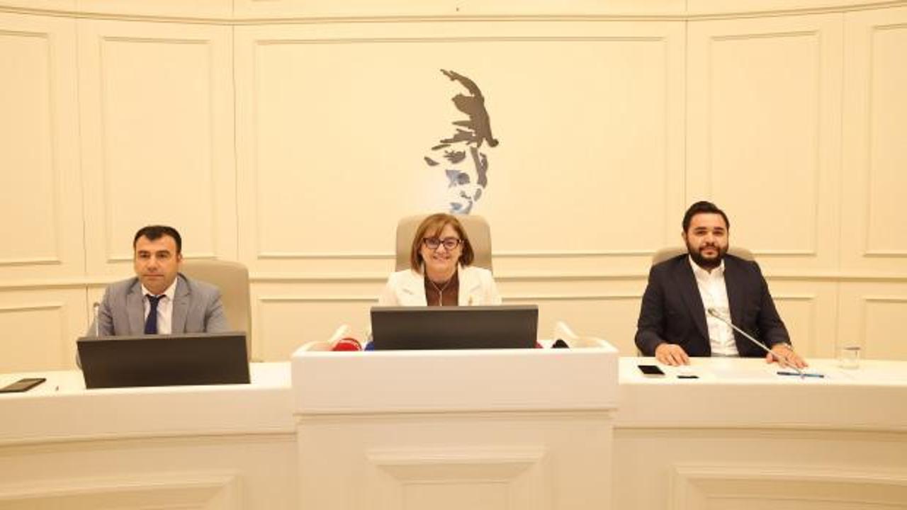Gaziantep Büyükşehir Belediyesi Temmuz Ayı Meclis Toplantısı'ndan genel görünüm.