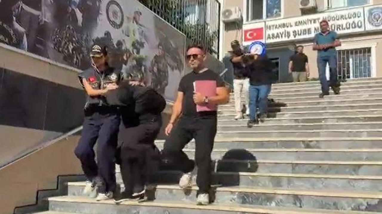 Fatih'te çalınan altınların ele geçirildiği evden görüntüler.