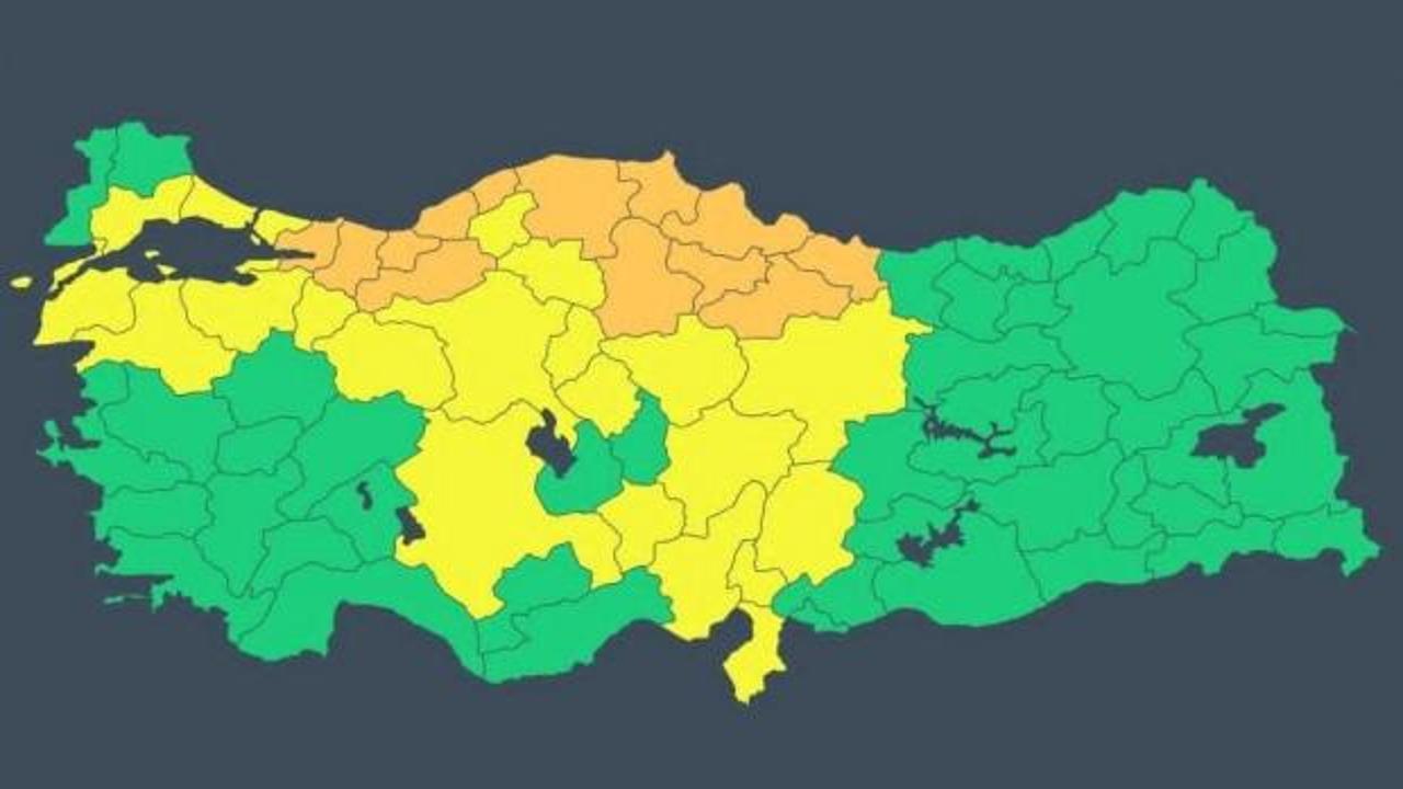 AFAD logosu ve uyarıları gösteren bir grafik.