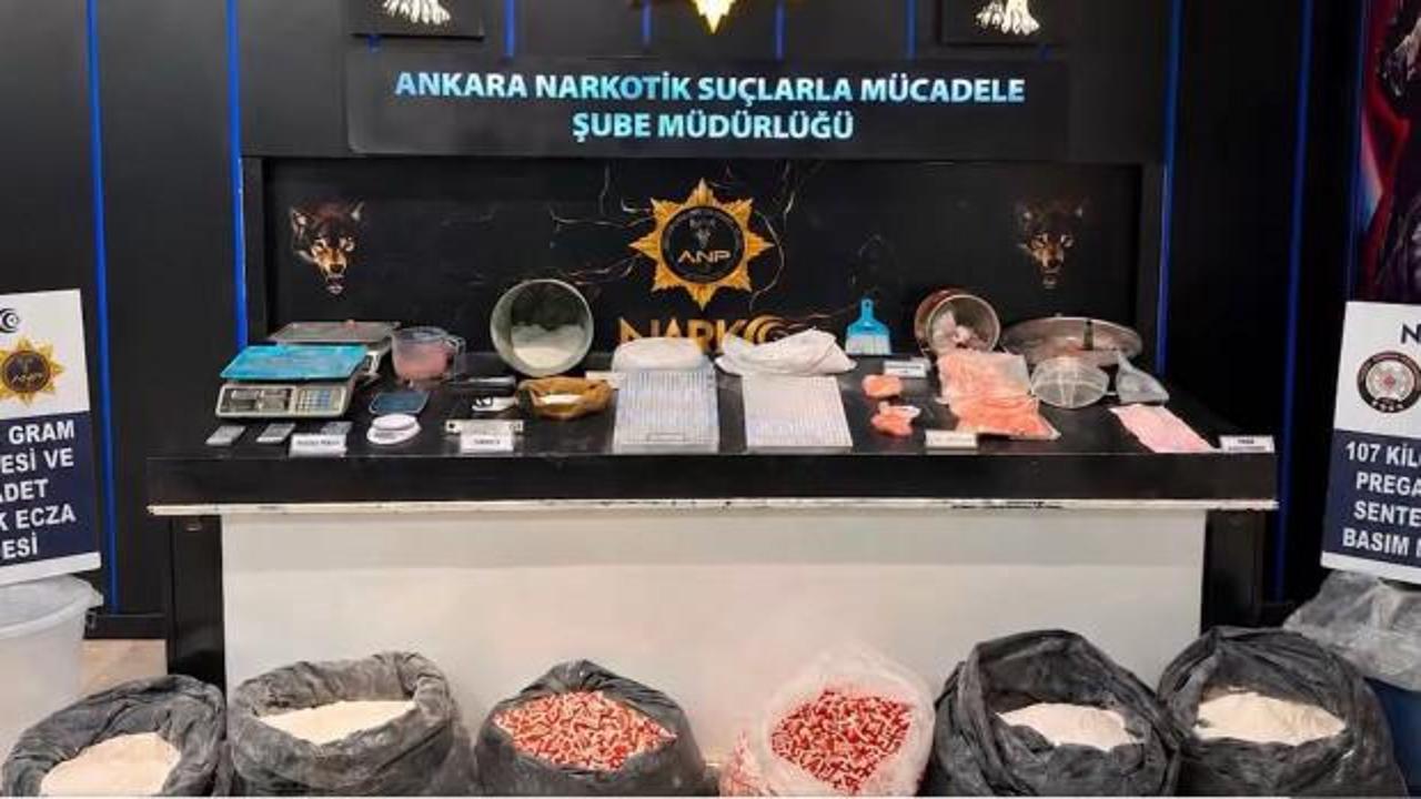  Ankara&rsquo;da uyuşturucu operasyonu: 4 g&ouml;zaltı