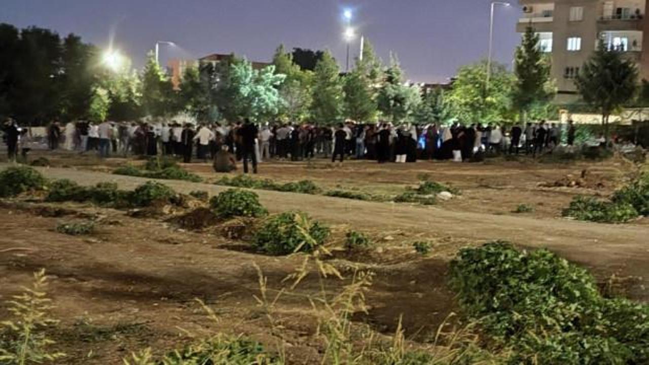 Batman'da mezarlıkta gerçekleşen silahlı saldırı sonrası olay yeri
