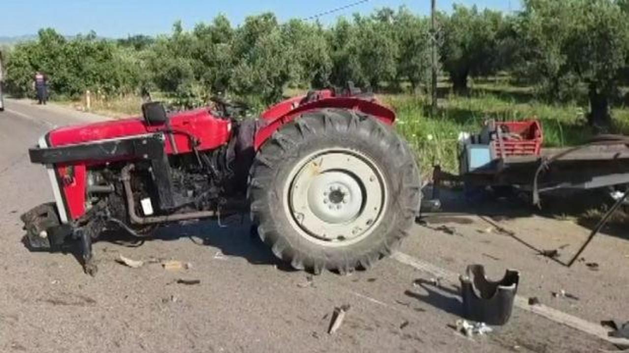 Bursa'da meydana gelen trafik kazasında çarpışan araçlar ve olay yeri.
