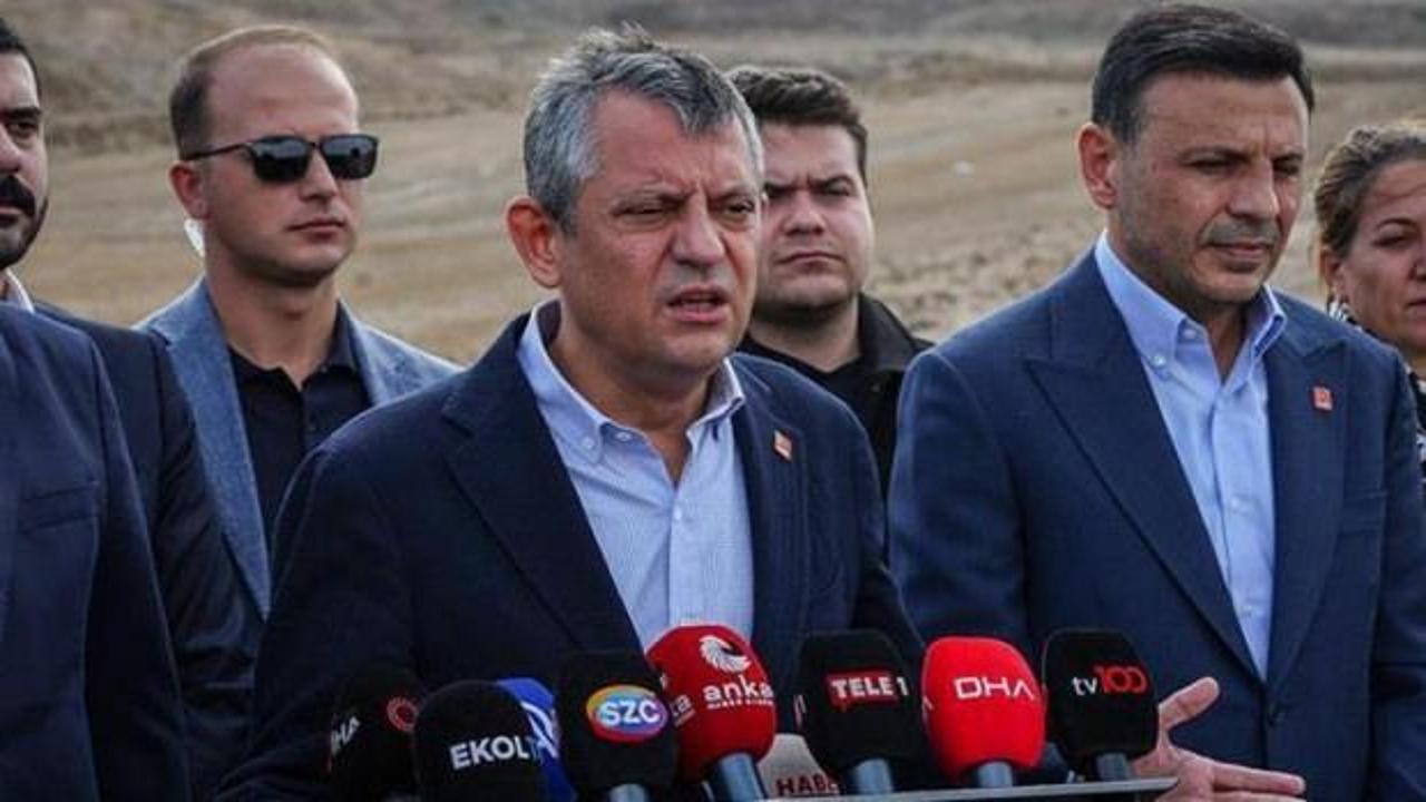 Sincan eski Belediye Başkanı Aziz Gürsoy'un açıklamaları sırasında çekilmiş bir fotoğrafı.
