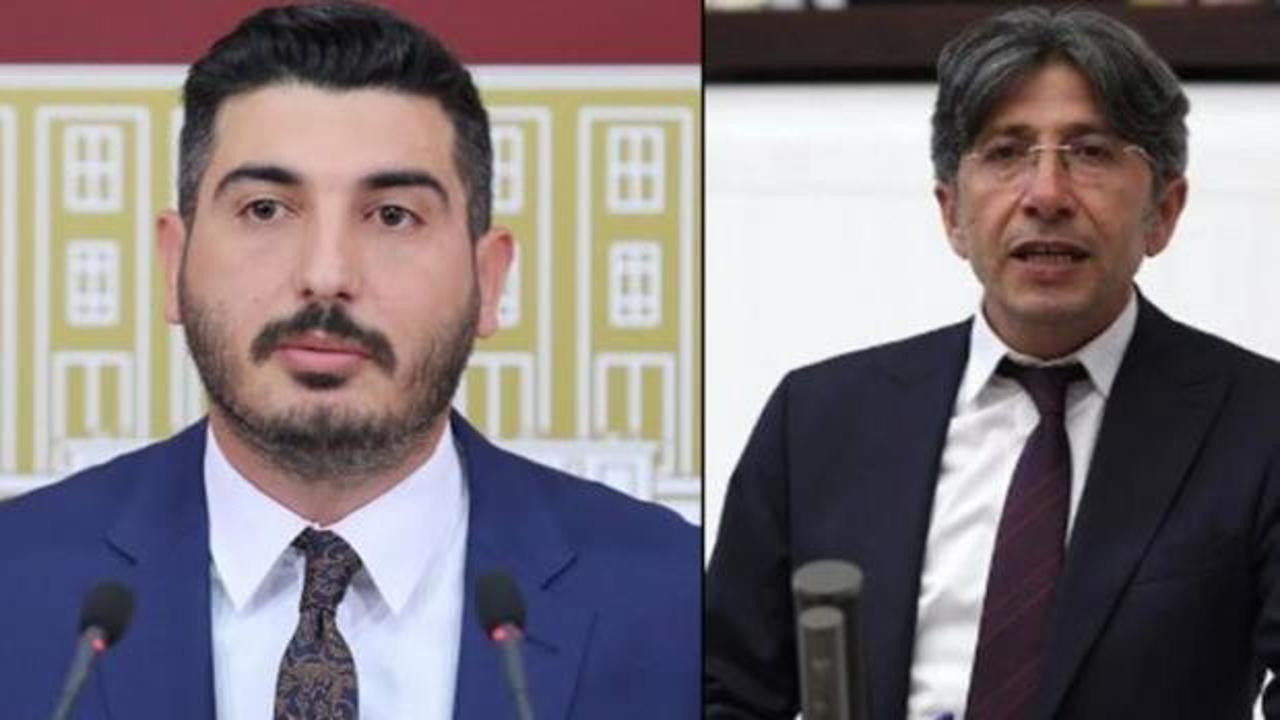 DEM Partili milletvekilleri Ali Bozan ve Onur Düşünmez'in fotoğrafları.
