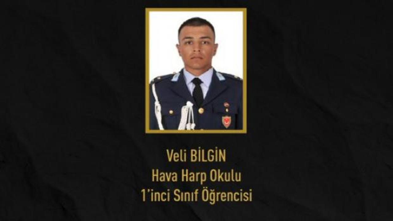 Harbiyeli Veli Bilgin'in cenaze töreninden bir kare.