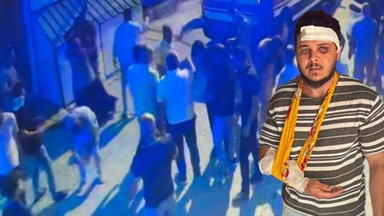 Eskişehir'deki mahalle kavgasında yaralanan kişilerin ve polis ekiplerinin görüntüsü.