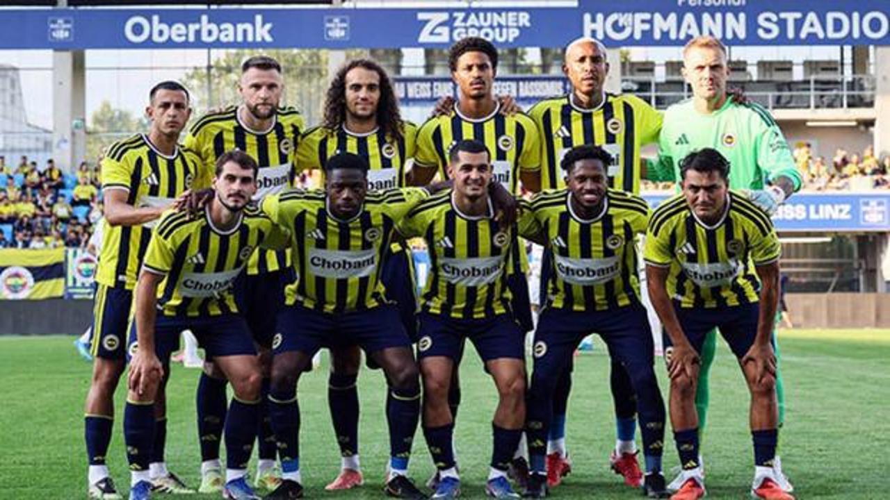 Fenerbahçe futbol takımı sahada