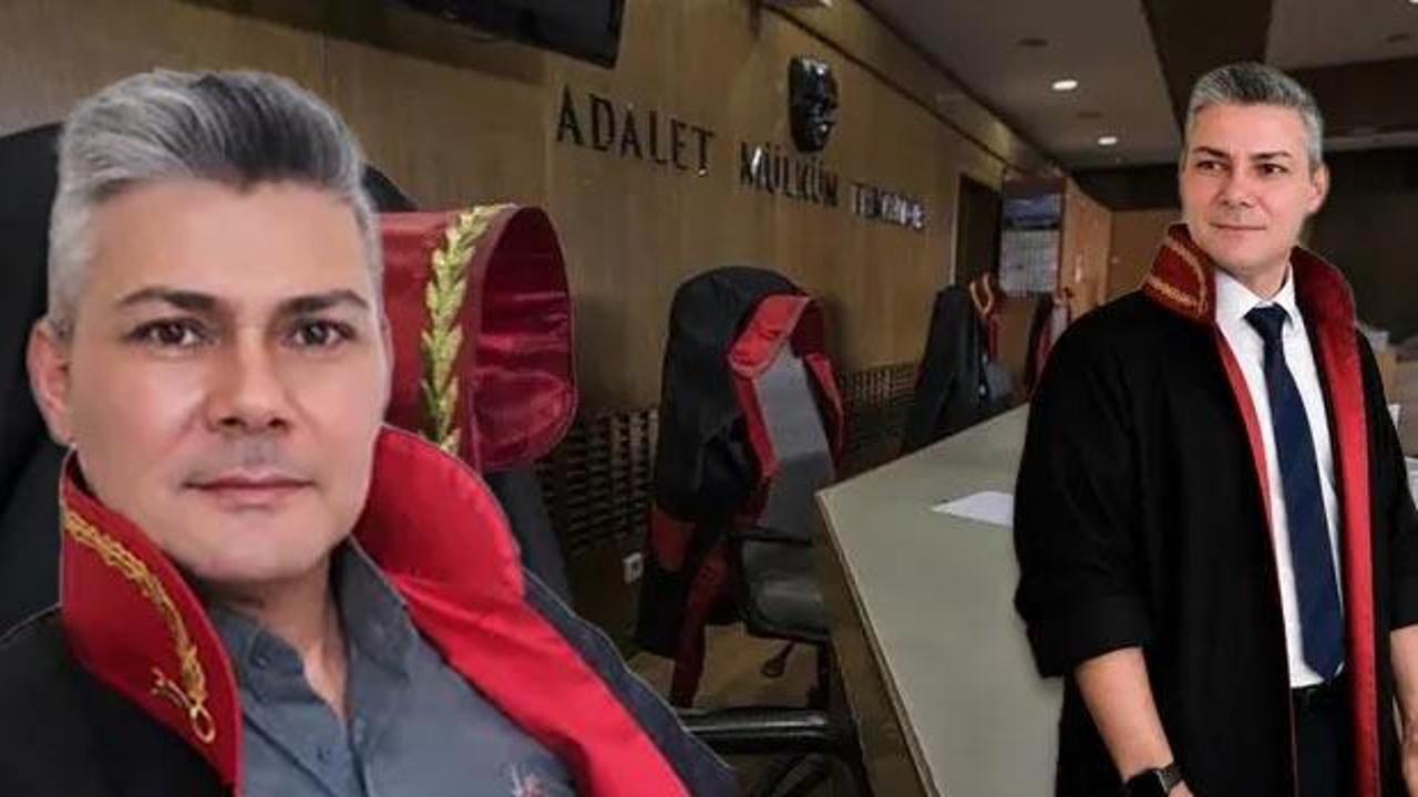 Suç örgütü liderinin evinde ele geçirilen hakim cübbesi ve para kasası.