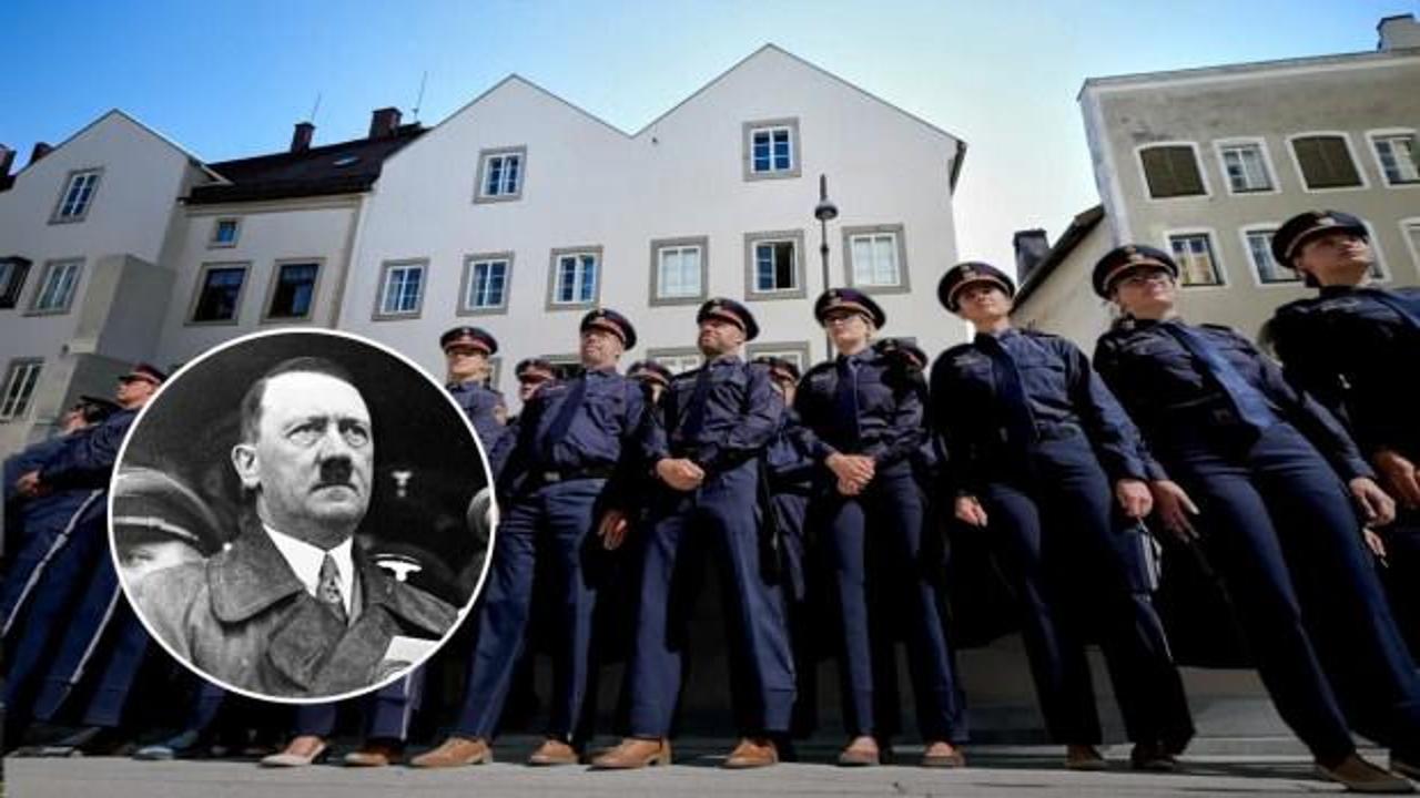 Adolf Hitler'in doğduğu evin polis karakoluna dönüştürülmüş hali