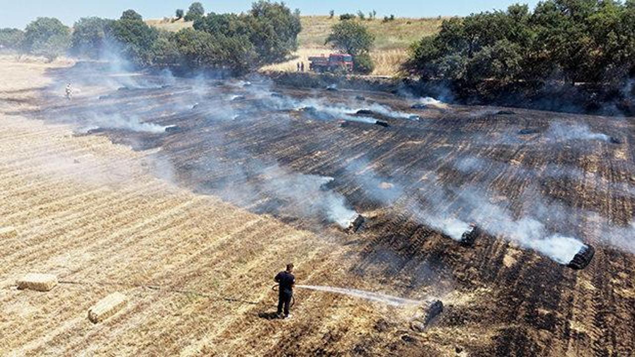 Karabük'te çıkan anız yangını söndürüldü.
