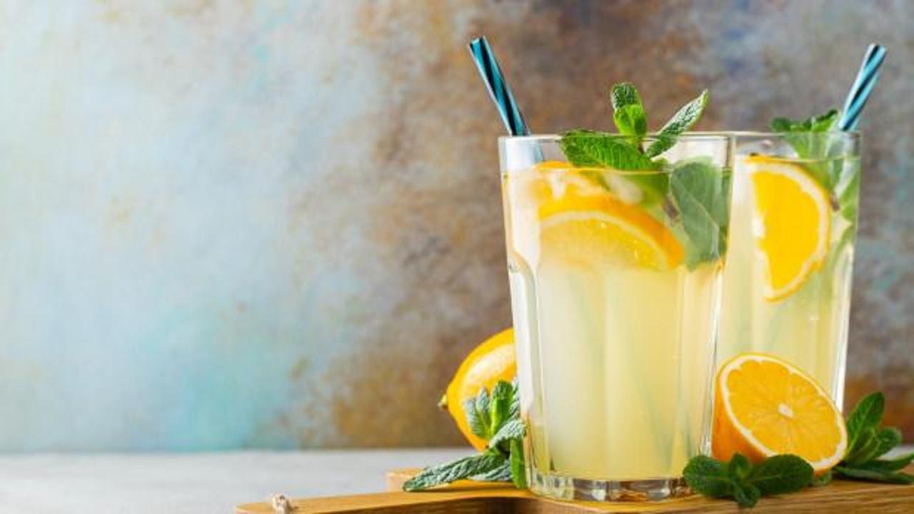Sadece 1 limonla ferahlatan limonata tarifi