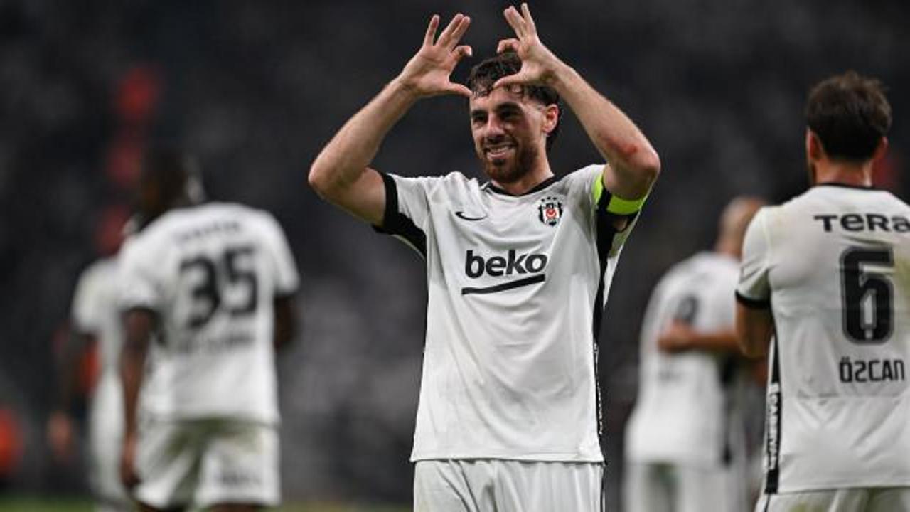 Beşiktaşlı futbolcuların Midtjylland'a attığı gol sonrası sevinci