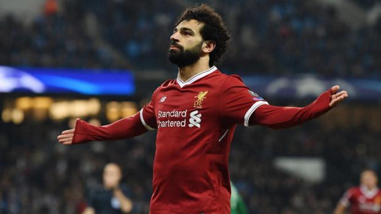 Beşiktaş forması giymiş Mohamed Salah görseli