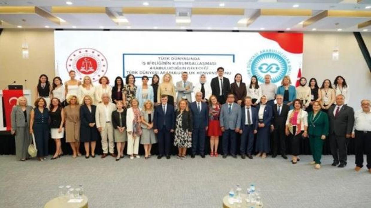 Türk Dünyası Arabuluculuk Konvansiyonu toplantısından bir görünüm.