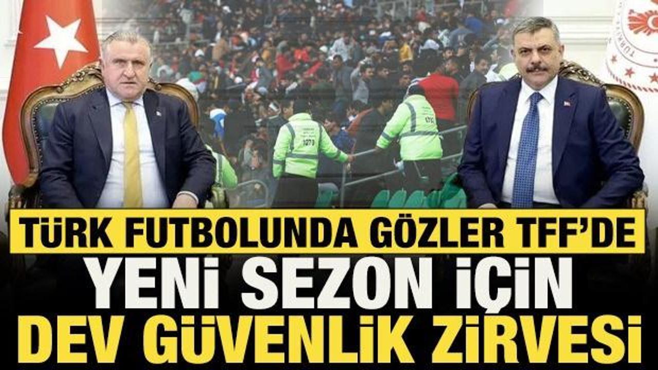 İçişleri Bakanı Mustafa Çiftçi ve Gençlik ve Spor Bakanı Osman Aşkın Bak'ın bir araya geldiği toplantıdan bir kare.