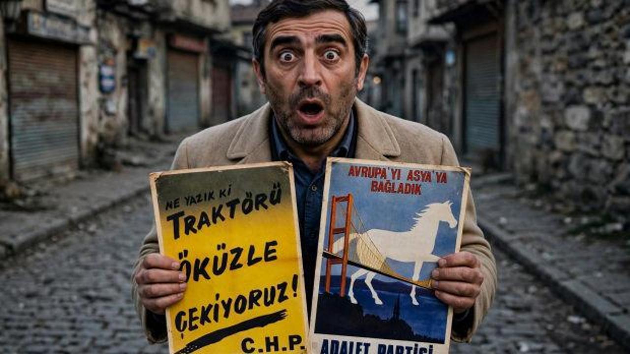 Özgür Özel'in sosyal medya hesabında yer alan 'YENİ PARTİ' ibareli kapak görseli