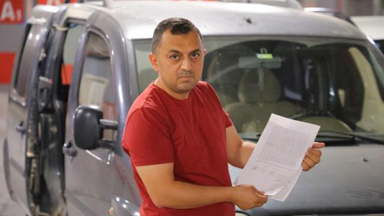Yavuz Selim Kutas, satın aldığı ve çalıntı çıktığı için kullanmadığı otomobiliyle ilgili yaşadığı mağduriyeti anlatıyor.