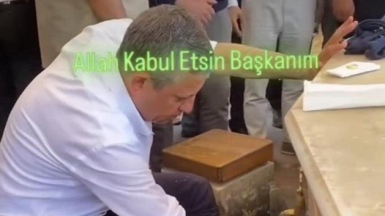 CHP'den ayrıldıktan sonra camiden &ccedil;ıkmayan &Ouml;zel'in abdesti tartışma konusu oldu