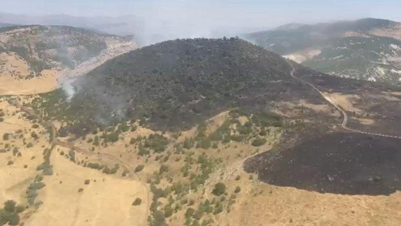 Elazığ&rsquo;daki orman yangınından sevindiren haber