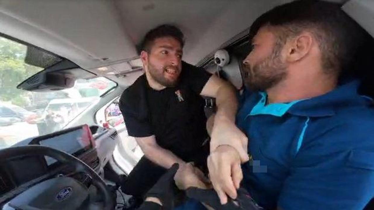 Niğde'de trafikte yol verme kavgası: Kargo s&uuml;r&uuml;c&uuml;s&uuml;ne ara&ccedil; i&ccedil;inde darp