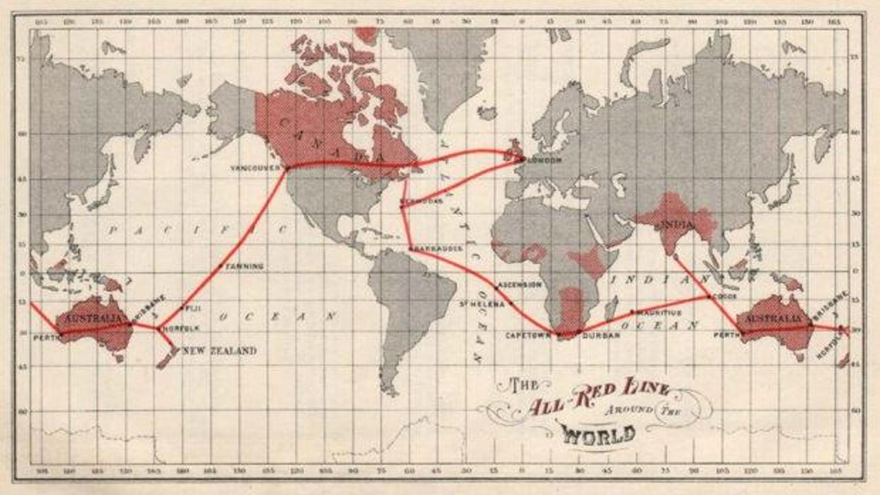 Roma İmparatorluğu ve Britanya İmparatorluğu'nun haritaları ve sembolleri.