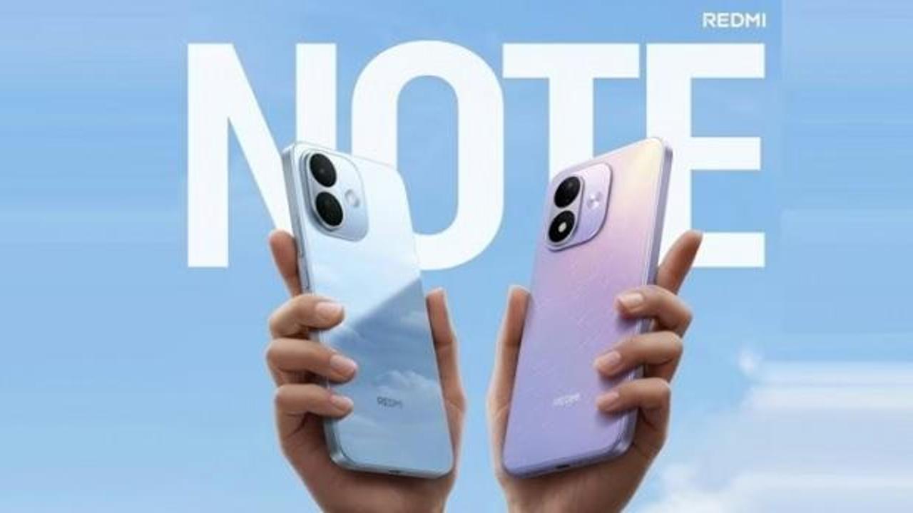 Redmi Note 17 serisi telefonları gösteren bir görsel.