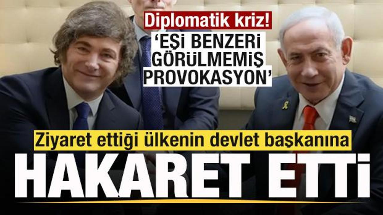 Brezilya Dışişleri Bakanı Mauro Vieira ve Arjantin Devlet Başkanı Javier Milei