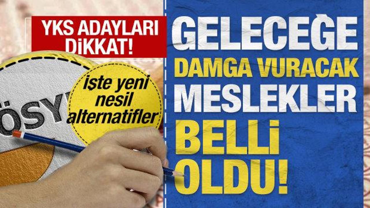 YKS tercih döneminde teknoloji ve yapay zeka odaklı bölümlerin öne çıktığını gösteren grafik.
