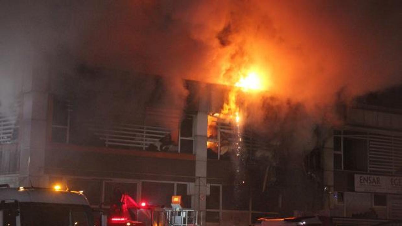 Bursa'da yumurta işletmesinde yangın