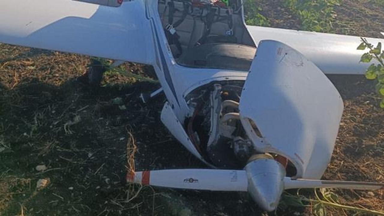 &Ccedil;atalca'da eğitim u&ccedil;ağı sert iniş yaptı: Pilot yaralandı
