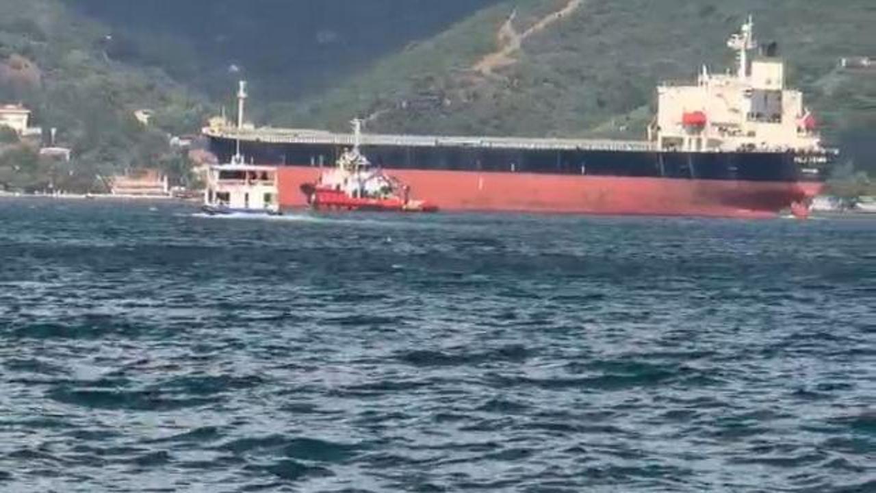 İstanbul Boğazı'nda gemi trafiği &ccedil;ift y&ouml;nl&uuml; askıya alındı