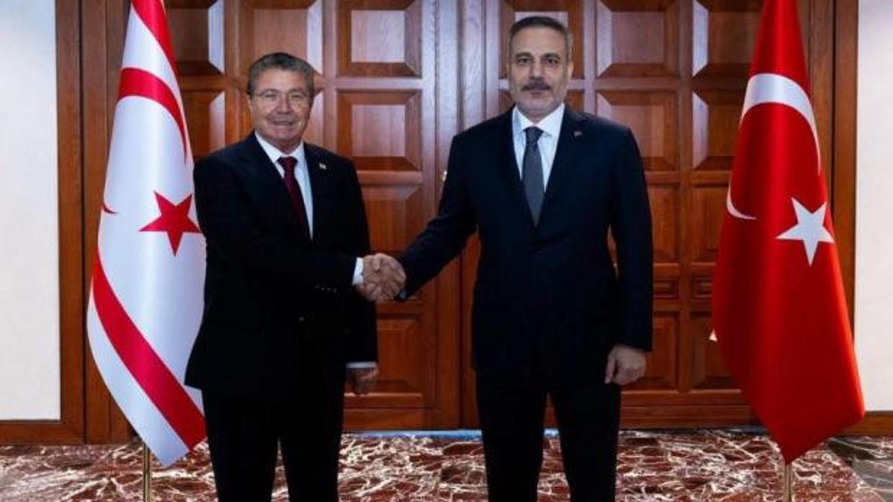 KKTC Başbakanı &Uuml;stel&rsquo;den Bakan Fidan&rsquo;a teşekk&uuml;r