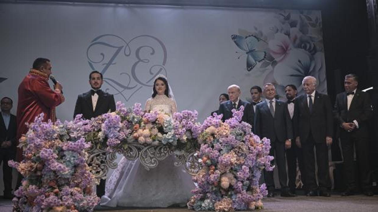 MHP Genel Başkanı Bah&ccedil;eli, nikah şahidi oldu