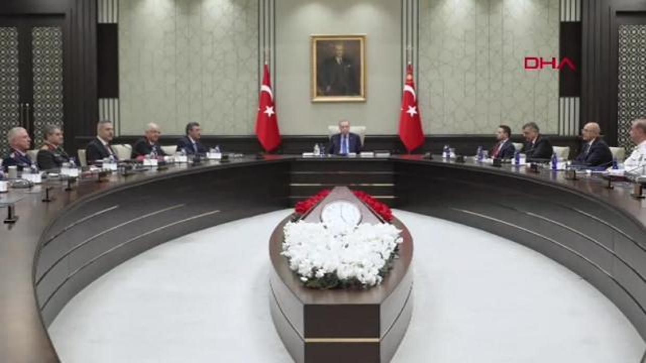 Milli G&uuml;venlik Kurulu Cumhurbaşkanlığı K&uuml;lliyesi&rsquo;nde toplandı