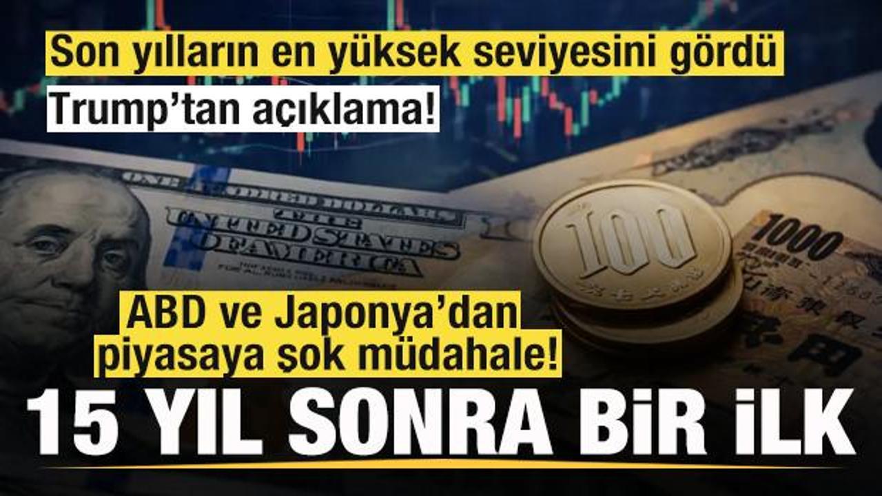Son yılların en yüksek seviyesini gördü! ABD ve Japonya’dan piyasaya şok müdahale!