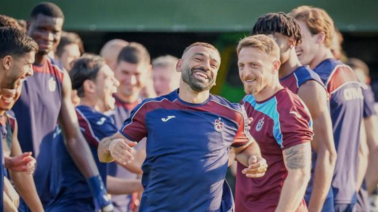 Mohamed Salah, Trabzonspor'da ilk antrenmanına &ccedil;ıktı