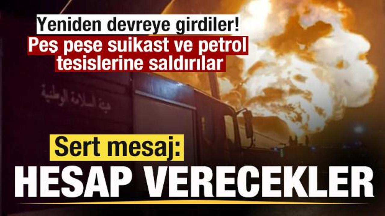 Libya'da Zaviye Petrol Kompleksi'ne İHA saldırısı: Dibeybe'den sert tepki